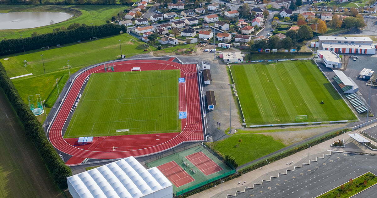 Stade - Maxime Bossis, vue aérienne